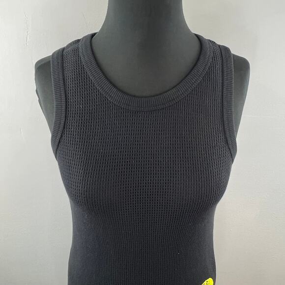 Eight Ball Clothing Black Tank Top Knit Rib Stretch Crew Neck Pullover Classic S - Picture 3 of 8